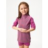 Dětské triko s UV ochranou 50+, Tm. Starorůžová