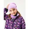 Dětská čepice z teplákoviny Basic, Lila