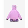 Dětská softshellová bunda bez zateplení Basic, Lila, Kytky 2