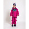Batolecí softshellové kalhoty s fleecem Basic, Fuchsiová