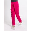 Dětské softshellové kalhoty bez zateplení pružné Fantasy, Fuchsiová