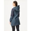 Dámský softshellový kabát s fleecem Street, Žíhaná Tm. Modrá, Lístečky