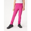 Dětské softshellové kalhoty s fleecem pružné Sporty, Fuchsiová