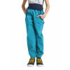 Unuo, Dětské softshellové kalhoty bez zateplení Basic, Smaragdová (Velikost 98/104)