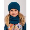 Nákrčník pletený Wrap, Kobaltová