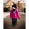Dětská softshellová bunda s fleecem Basic, Fuchsiová, Jednorožci