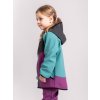 Dětská softshellová bunda s fleecem Basic, Multicolor Ostružinová