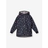 Dětská softshellová bunda s fleecem Basic, Černá, Květiny