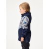 Dětská softshellová bunda s fleecem Slim, Tm. Modročerná, Šedá, Velryby