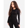 Dámské merino triko s dlouhým rukávem Nature, Černá