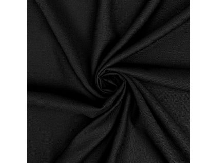 Kostýmkovina, oblekovina lehká 170 g P. F., Černá
