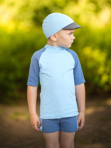 Unuo, Dětská kšiltovka s UV ochranou 50+, Sv. Modrá (Velikost L (53-56 cm))