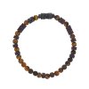 bracelet stainless steel with tiger eye 3 318841OT
