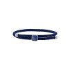 adjustable steel bracelet with sodalite square navy blue cotton cord 3 318689B