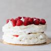 Malinový dort Pavlova