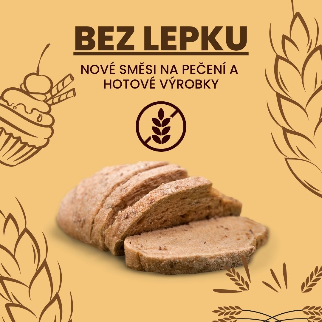 směsi a potraviny bez lepku