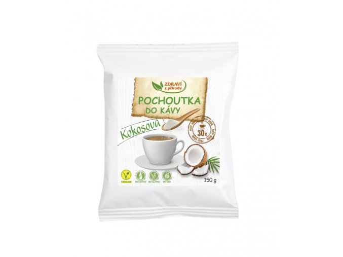 pochoutka do kavy kokosova 150g zp rostlinna alternativa smetany