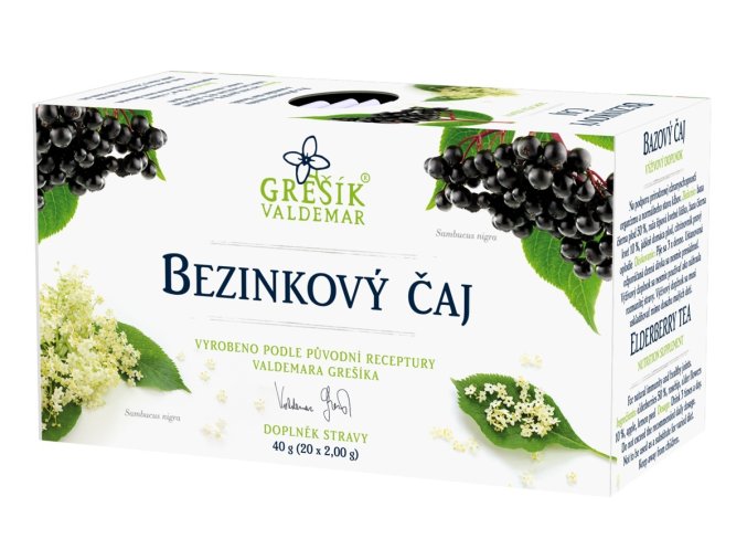 Bezinkový čaj bylinný porcovaný