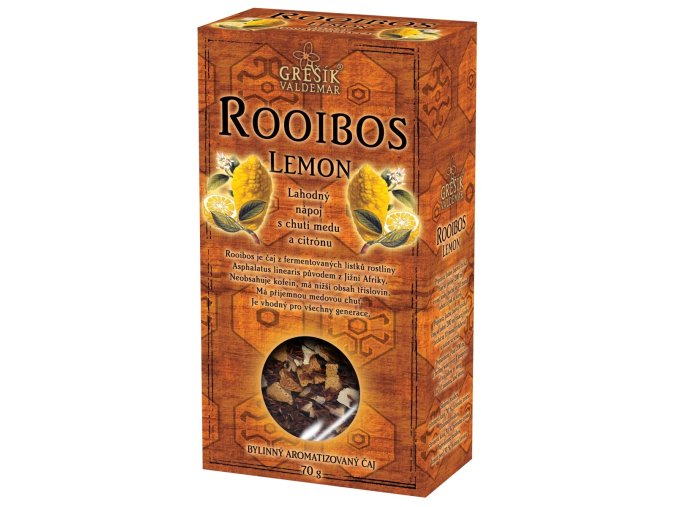 Rooibos Lemon bylinný sypaný čaj