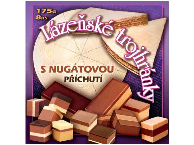 12 lazenske trojhranky nugat