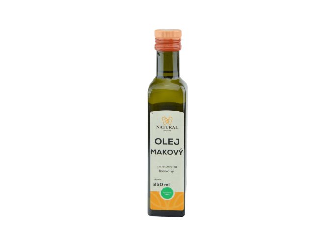 Olej makový za studena lisovaný Natural 250ml
