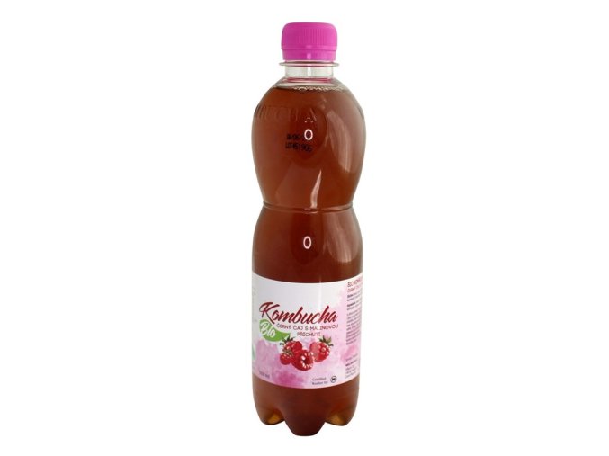 kombucha 05l cerny caj malina bio stev