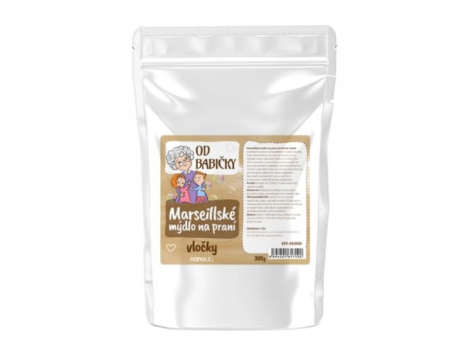 marseillske mydlo na prani vlocky 300g nanolab