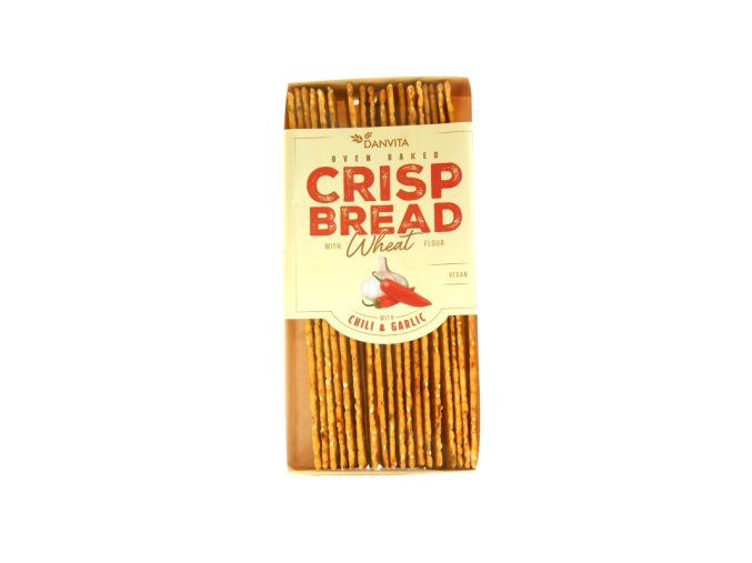 psenicny krehky chleb s cesnekem a chilli 130g danvita