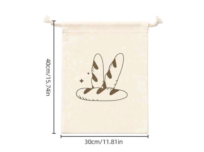 Bavlněný pytlík na pečivo