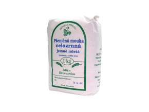 mouka psenicna celozrnna jemne mleta 1kg zp