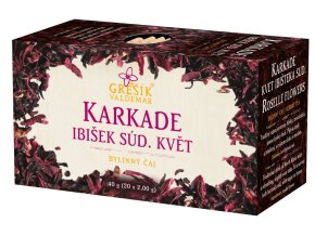 Karkade (ibišek súd.) bylinný porcovaný čaj