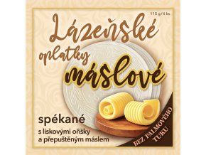 Lázeňské oplatky máslové
