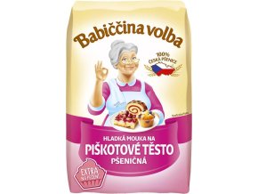 Babiččina volba Mouka pšeničná hladká piškotové těsto/dortová 1kg