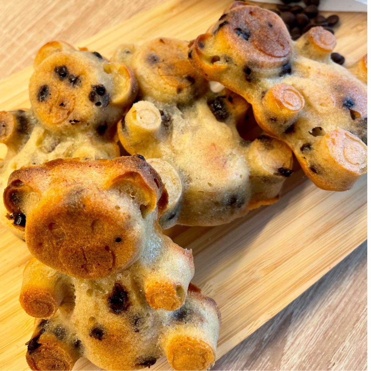 Banánoví medvídci s čokoládou - rychlý recept pro děti