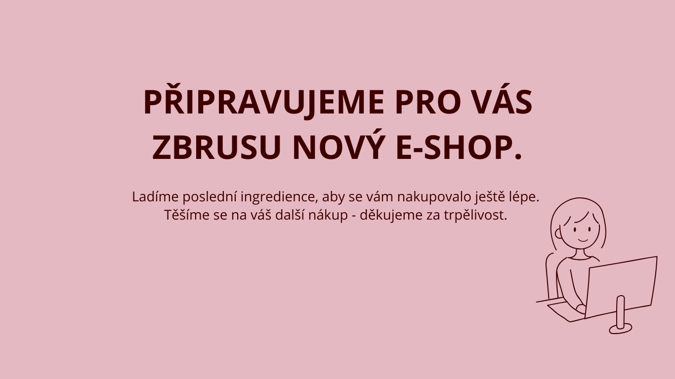 Chystáme nový e-shop