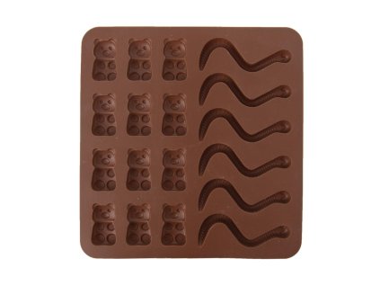 Silikonová forma na gumíky a žížalky Orion