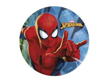 236098 DISCO COMESTIBLE TARTA SPIDER MAN 20CM 1