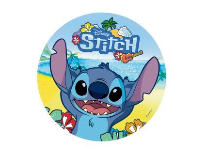 236117 DISCO COMESTIBLE TARTA STITCH 20CM 1
