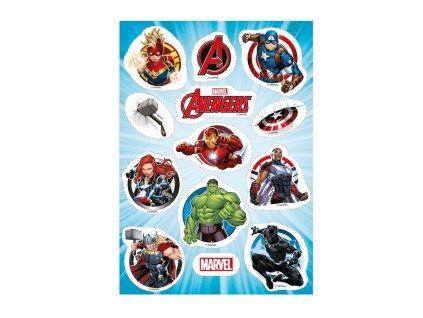 231397 DECORACION COMESTIBLE RECORTABLE AVENGERS ZERO 1
