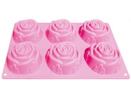silikonova pecici forma 6 ruzi na cupcake nebo kolace25x17x 3cm 20181115110133545754002