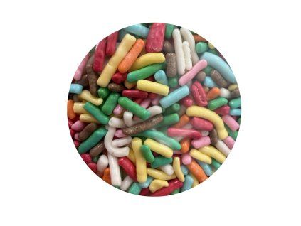 Cukrové tyčinky barevné – 50 g