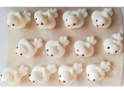 Cukrové dekorace – holubičky (12 ks)