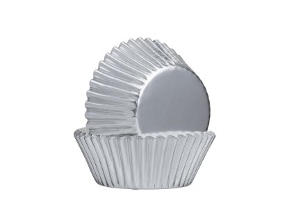 l set 32 forme pentru briose mason cash muffins 16 x 10 x 4 cm hartie argintiu
