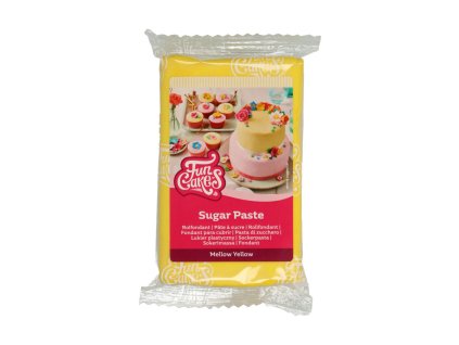 FUNCAKES2021 F20145 FUNCAKES SUGAR PASTE MELLOW YELLOW 250G 2 JPG 1