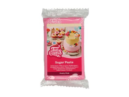 FUNCAKES2021 F20190 FUNCAKES SUGAR PASTE PRETTY PINK 250G 2 JPG