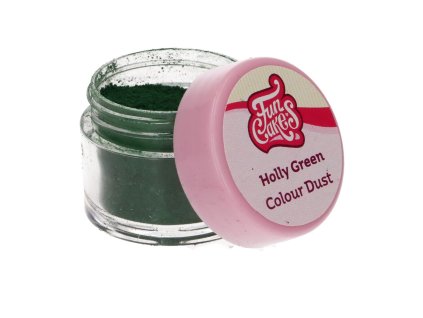 FUNCAKES2021 F45260 FUNCAKES COLOUR DUST HOLLY GREEN JAR JPG 1