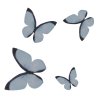 Motýlci z jedlého papíru pastelové - modrá 3–6 cm