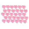 Cukrové dekorace – srdíčka růžová 1 cm (30 ks)