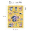 231421 DECORACION COMESTIBLE RECORTABLE STITCH Y ANGEL A5 1
