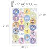 231427 MINI DISCOS COMESTIBLES BLUEY Y BINGO Ø 34CM ZERO A5 4